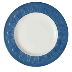 PIATTO DA DESSERT PAVONE - BLU