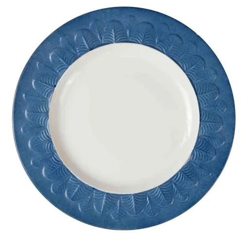 PIATTO DA DESSERT PAVONE - BLU