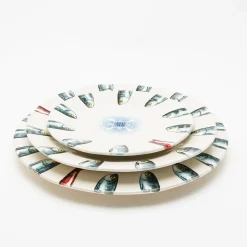 Piatto da portata Controcorrente in ceramica