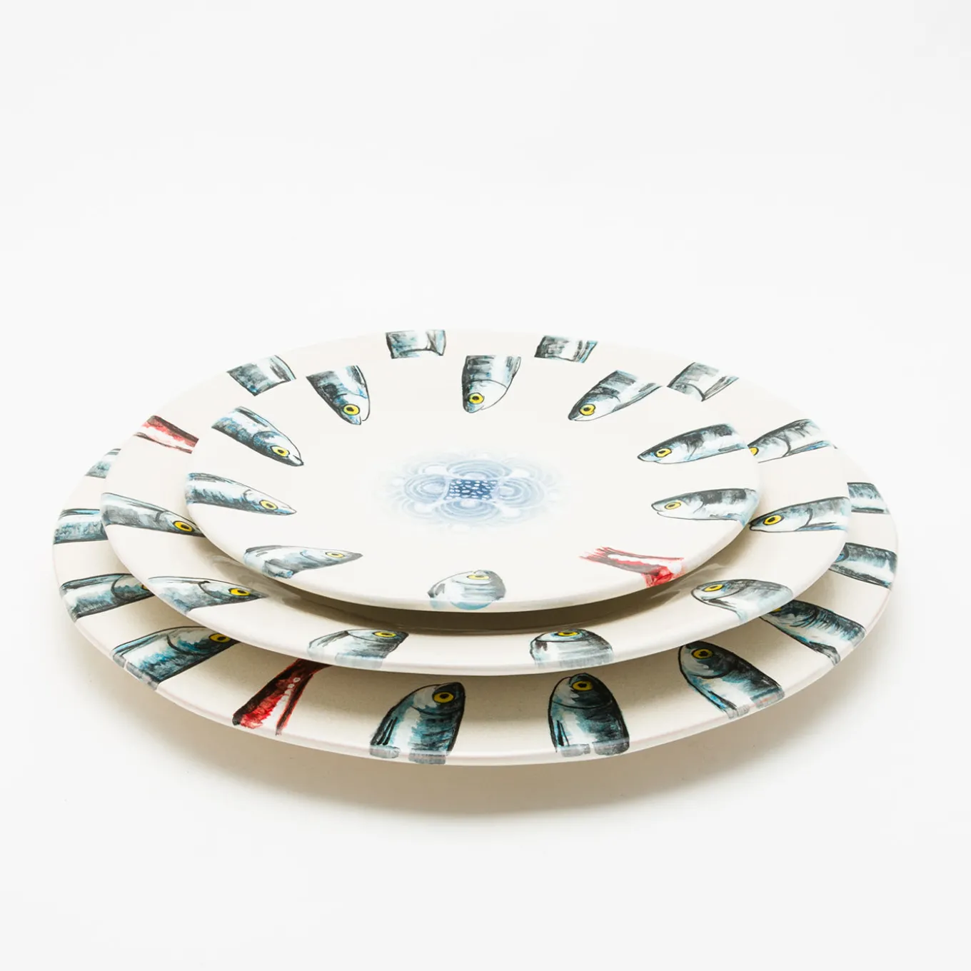 Piatto da portata Controcorrente in ceramica