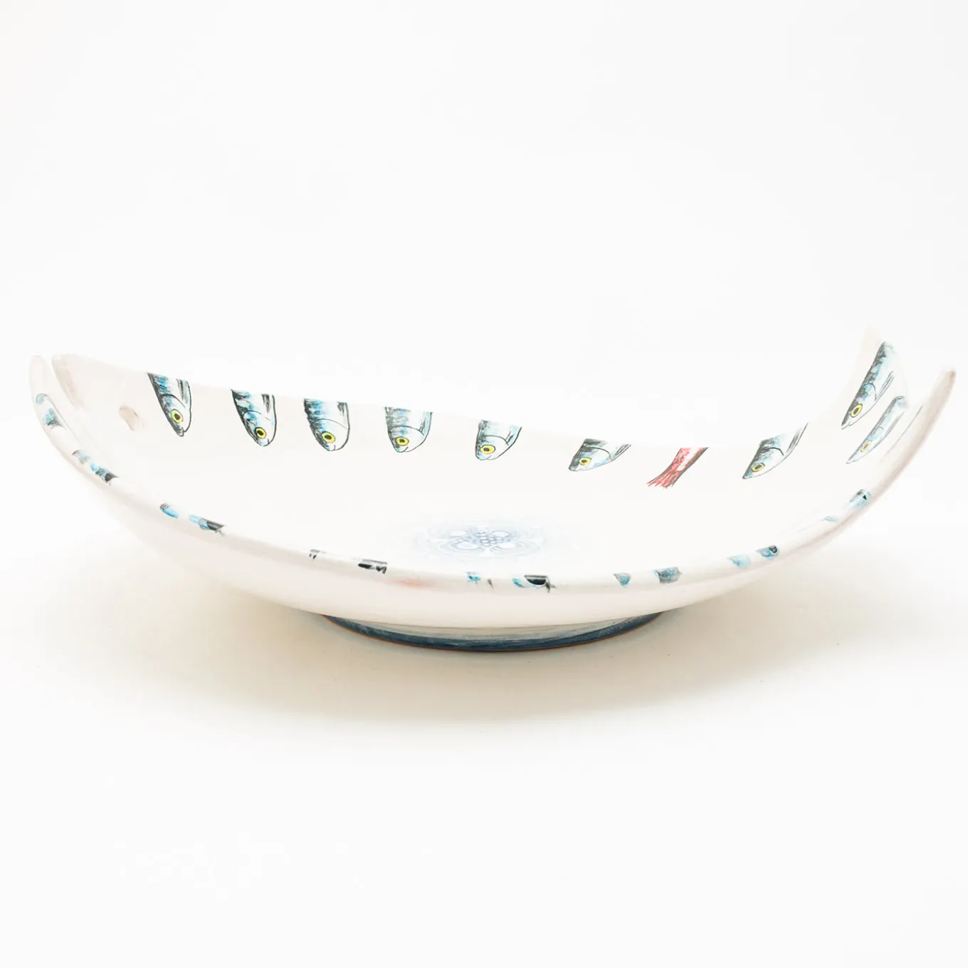 Piatto da Portata Controcorrente in Ceramica a Forma di Pesce #3