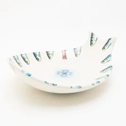 Piatto da Portata Controcorrente in Ceramica a Forma di Pesce #4