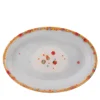Piatto da portata ovale grigio Murrine