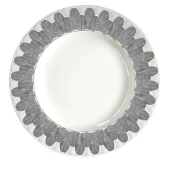 PIATTO DA PORTATA PAVONE - ARGENTO