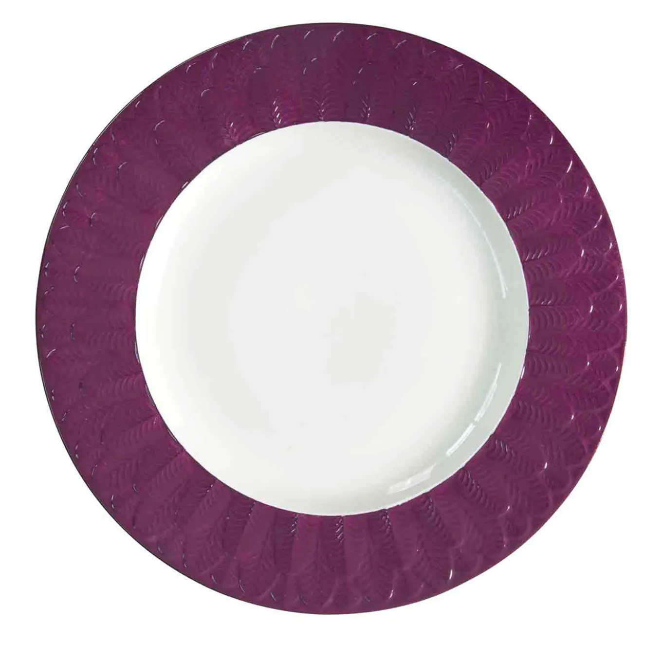 PIATTO DA PORTATA PAVONE - VIOLA