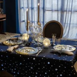 Piatto Decorativo da Cena in Vetro Dorato Aurora Libellula