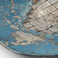 Piatto decorativo in ceramica Riflessi Veneziani di Nino Basso