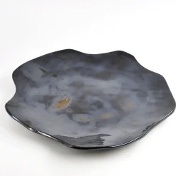 Piatto Decorativo Notte Stellata in Ceramica di Nino Basso