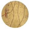 Piatto Decorativo Pappagallo Soggetto IV Oro