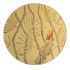 Piatto Decorativo Pappagallo Soggetto I Oro