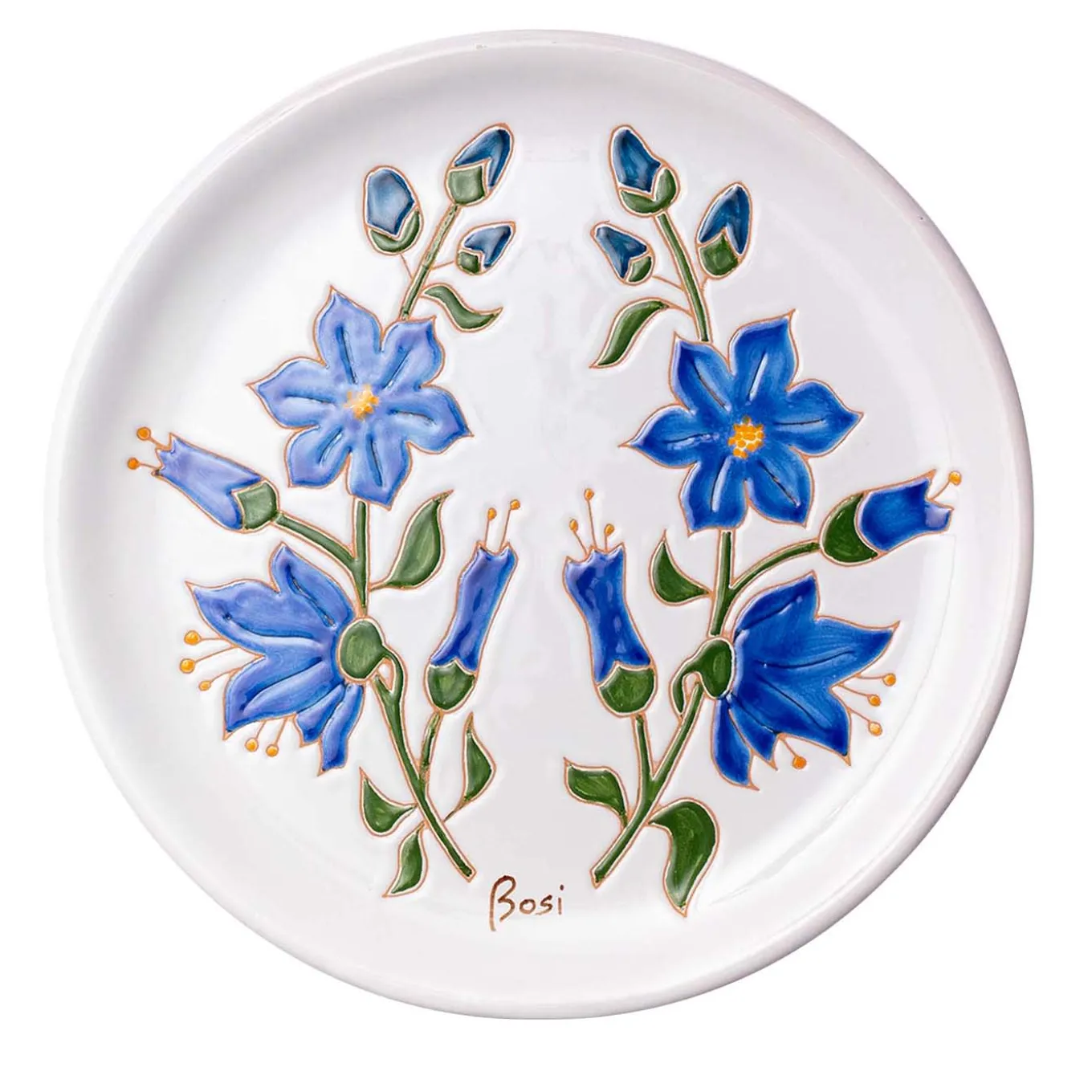 Piatto decorativo Primavera Blu
