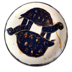Piatto decorativo Tartarughe
