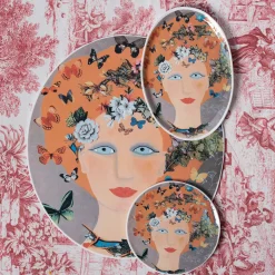 Piatto DONNE FIORITE Jessica