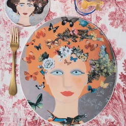 Piatto DONNE FIORITE Jessica