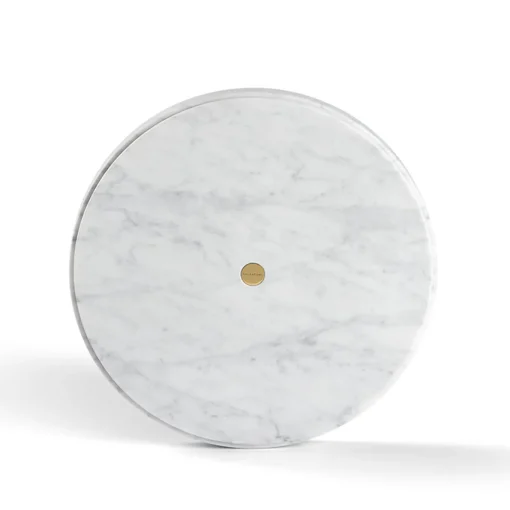 Piatto Ellipse in marmo di Carrara