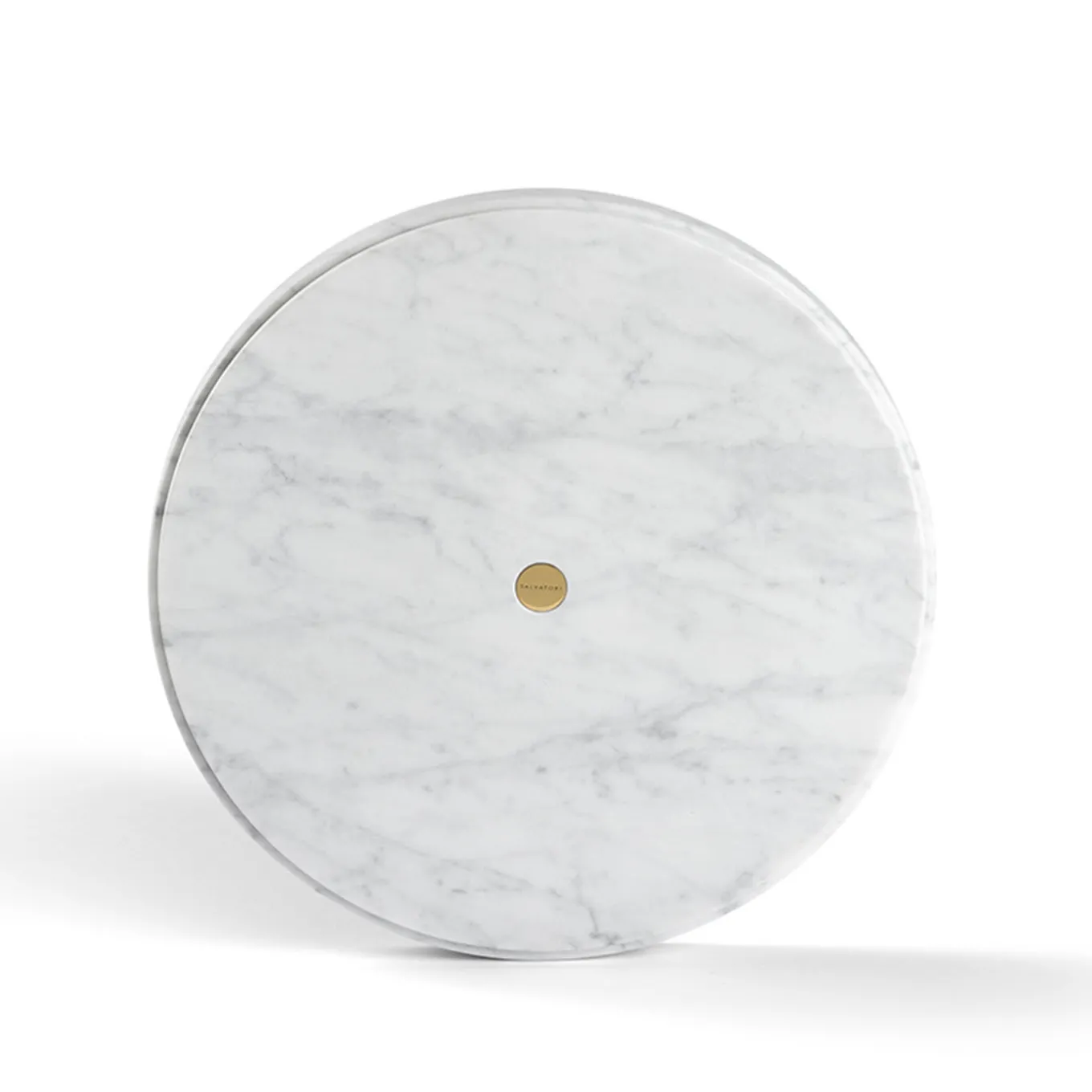 Piatto Ellipse in marmo di Carrara