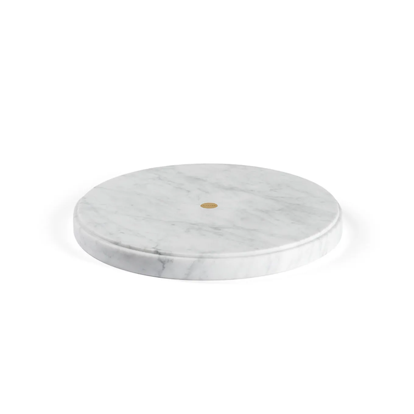 Piatto Ellipse in marmo di Carrara