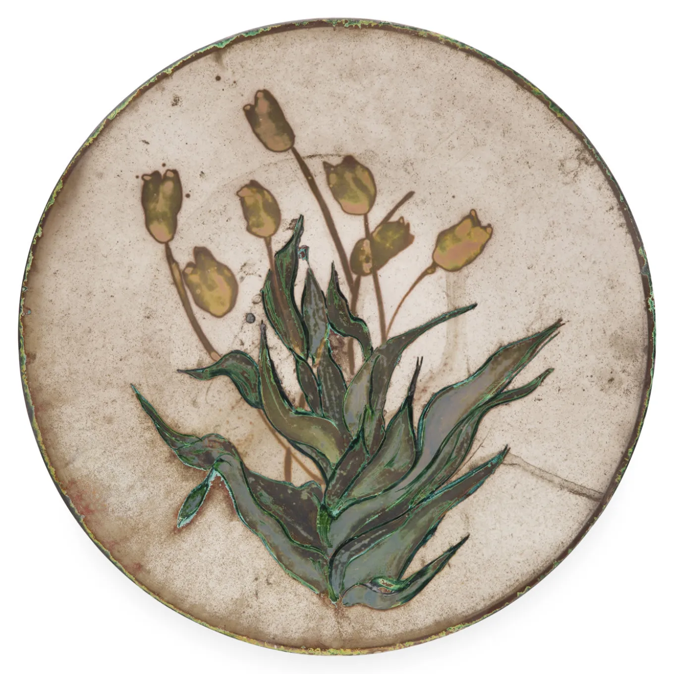 Piatto Fiori gialli