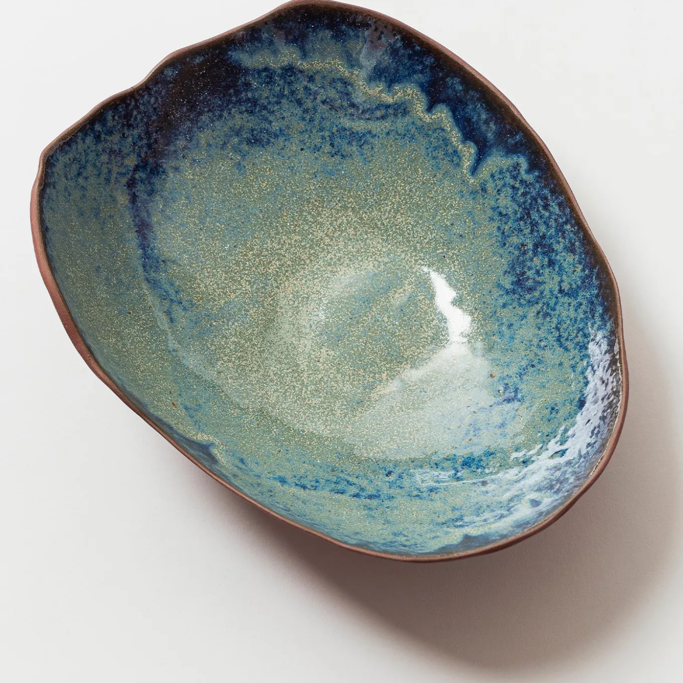 Piatto fondo Blue Cosmosis