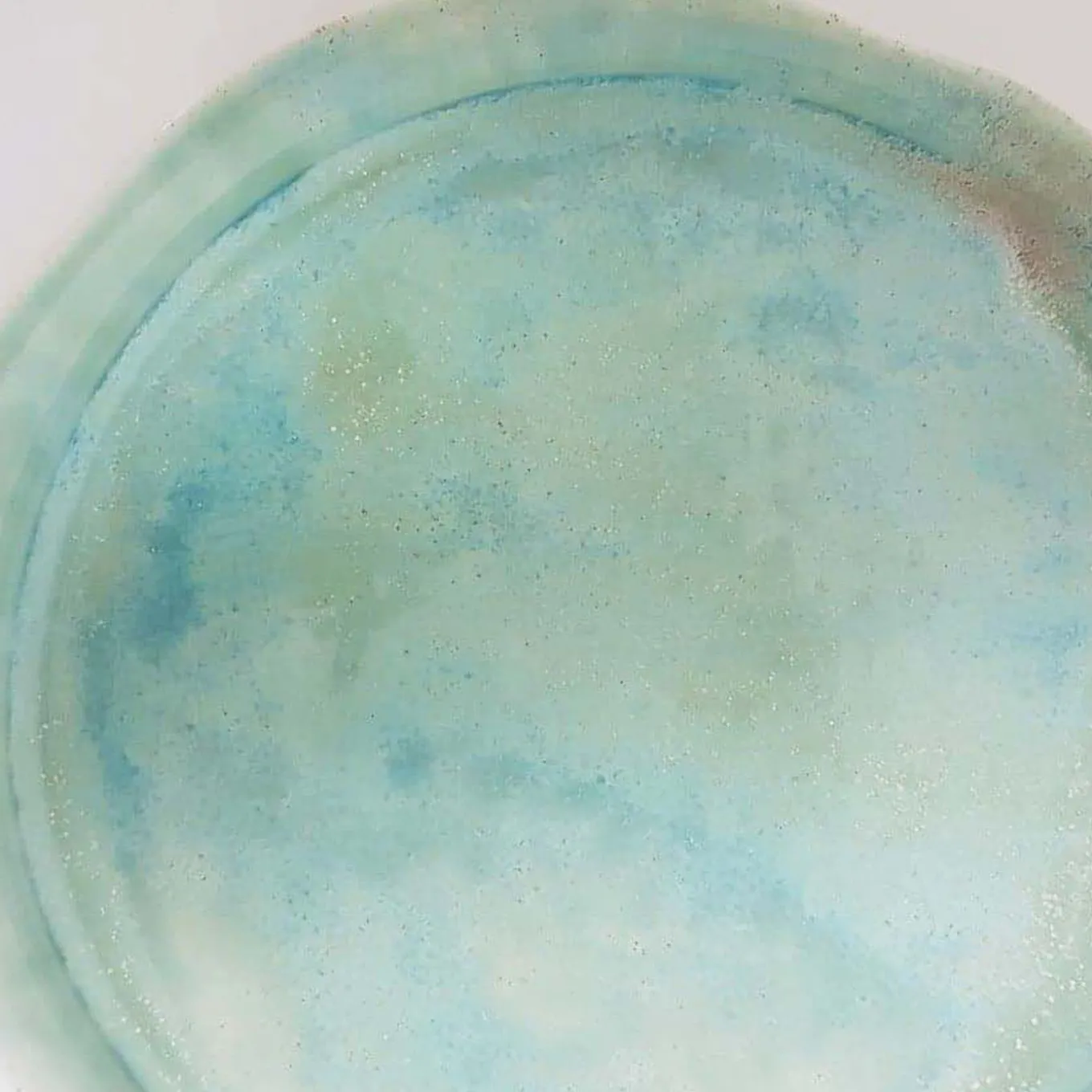 Piatto medio in porcellana Mediterranea Acqua Green