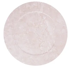 Piatto Omero in Marmo Botticino Bianco