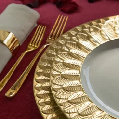 PIATTO PAVONE - ORO #3