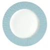 PIATTO PIANO PAVONE - AZZURRO