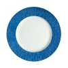 PIATTO PIANO PAVONE - BLU