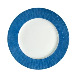 PIATTO PIANO PAVONE - BLU