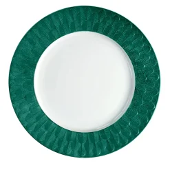 PIATTO PIANO PAVONE - VERDE