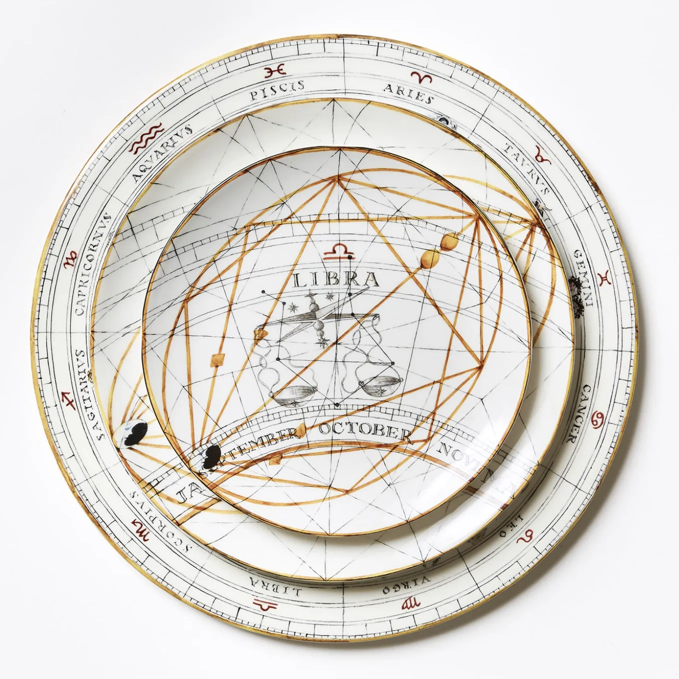 Piatto Piano Zodiaco Bilancia
