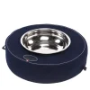 Piatto snack galleggiante blu