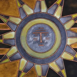 Piatto Sole Al Centro con sfondo Sa Burra