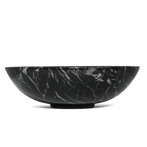 Piccola fruttiera in marmo nero