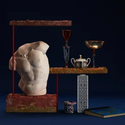 Piccola scultura di torso di Gaddi