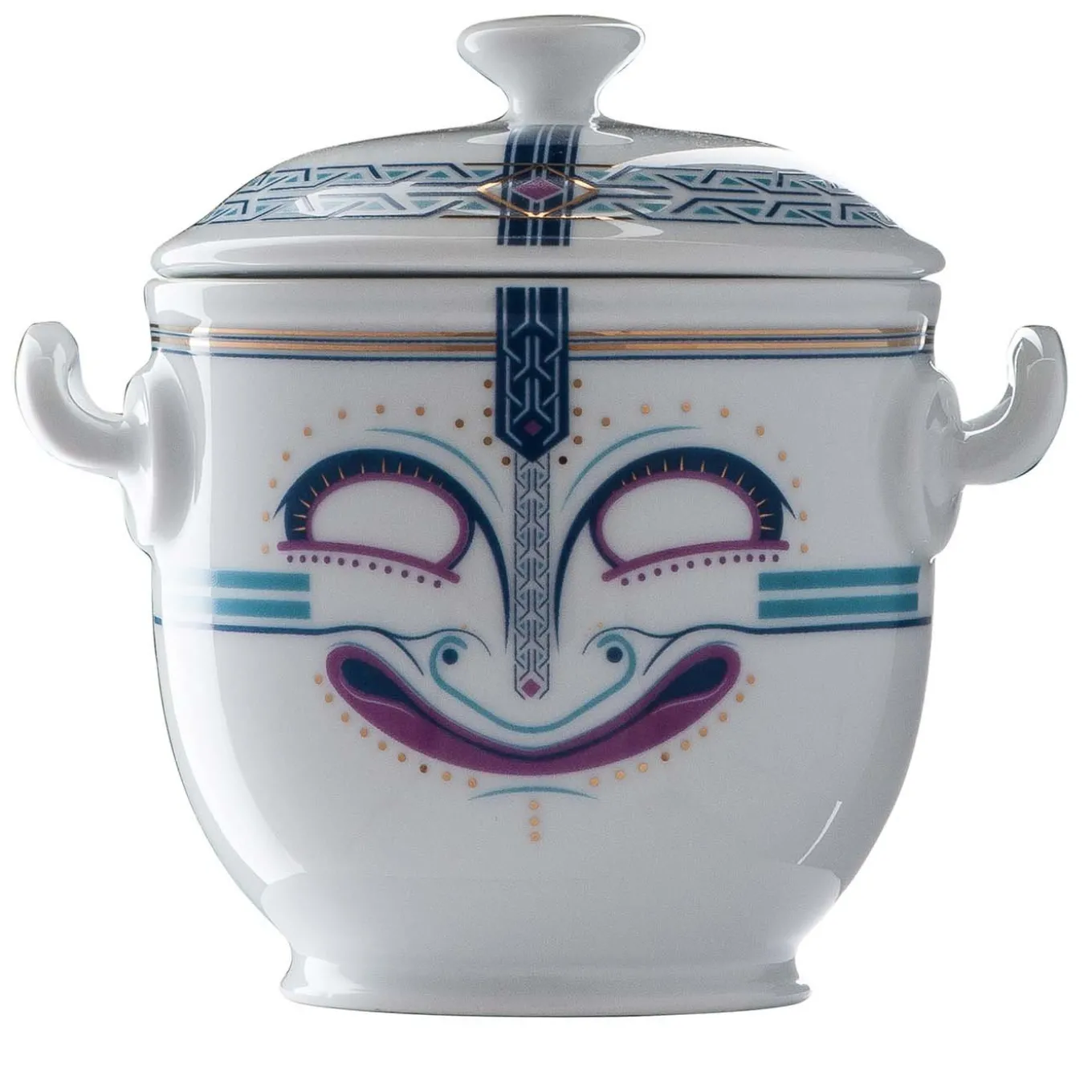 Piccolo refrigeratore/ secchiello per il ghiaccio al quarzo con ciotola e coperchio