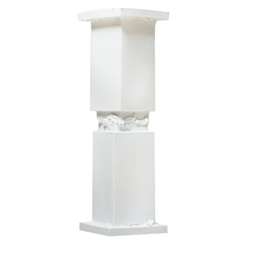 Piedistallo Brenta+Brenta in ceramica bianca