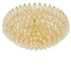 Plafoniera Prismatico 12 luci ambra