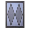 Plaid fantasia Harlequin Grafite-Blu polvere