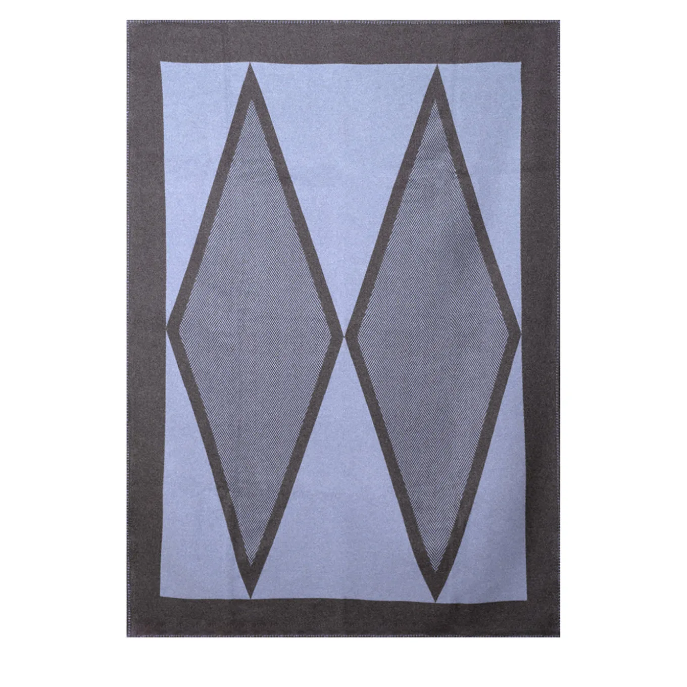 Plaid fantasia Harlequin Grafite-Blu polvere
