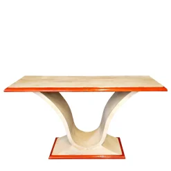 PLM-0086 Console in pergamena rosso/avorio