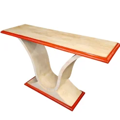 PLM-0086 Console in pergamena rosso/avorio