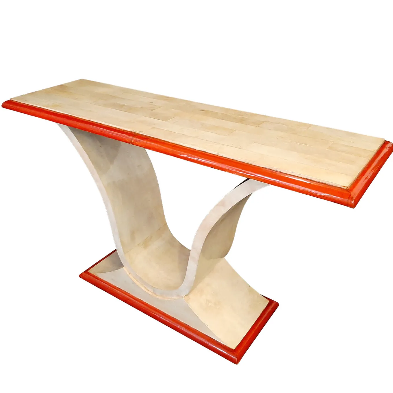 PLM-0086 Console in pergamena rosso/avorio