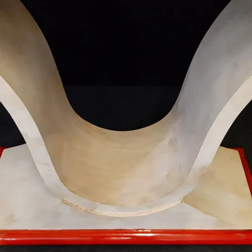 PLM-0086 Console in pergamena rosso/avorio