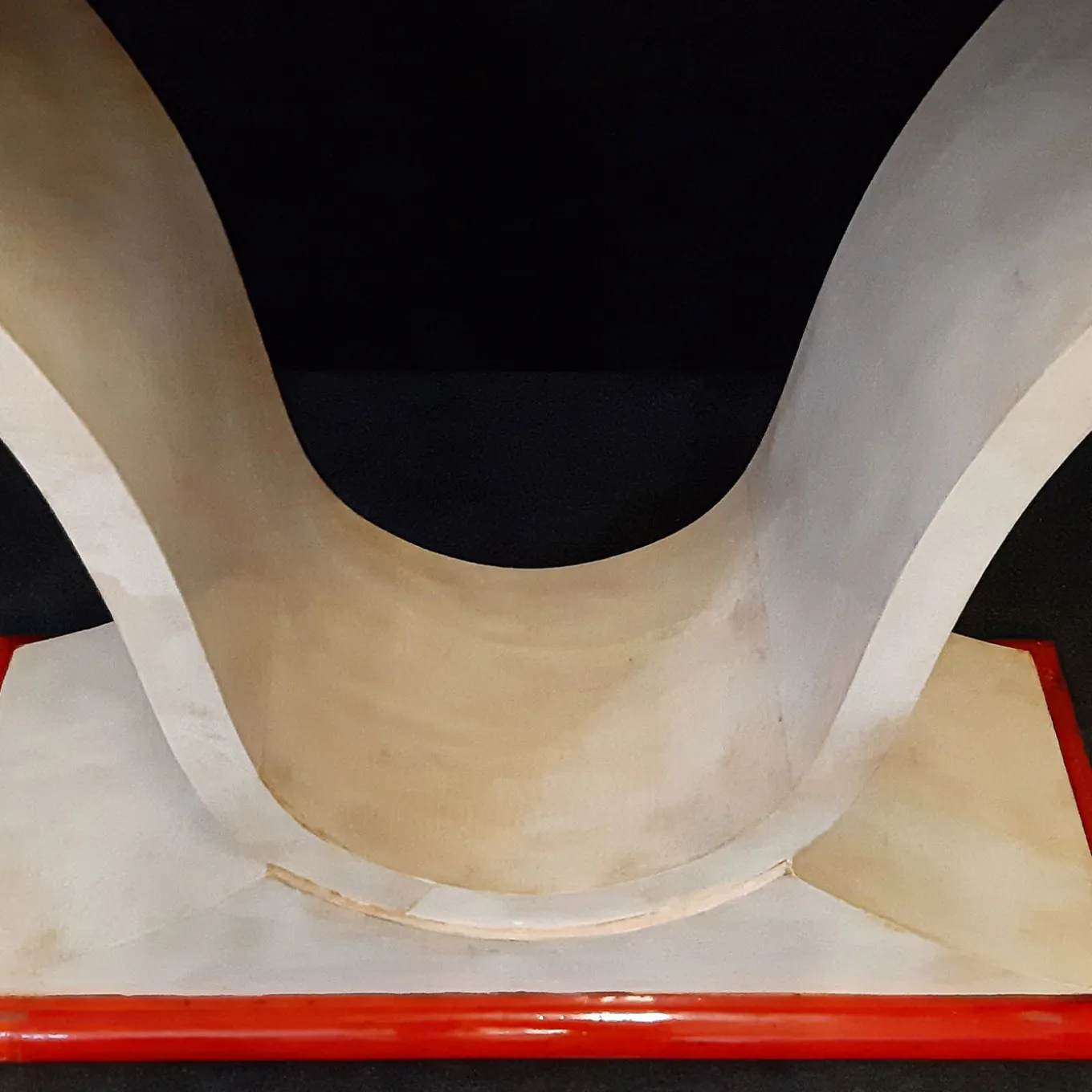 PLM-0086 Console in pergamena rosso/avorio