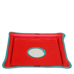 Pochette quadrata rossa grande Try Vide di Gaetano Pesce