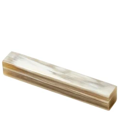 Poggiaposate in corno bianco biondo naturale 6 pz.