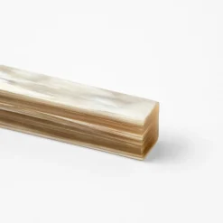 Poggiaposate in corno bianco biondo naturale 6 pz.