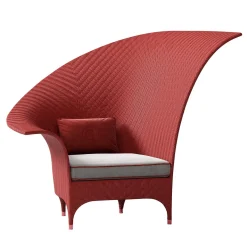 Poltrona Bergere rossa