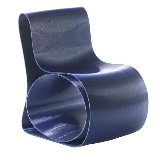 Poltrona blu Double